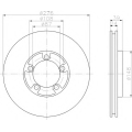 8DD 355 108-181 HELLA Тормозной диск