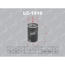 LC-1910 LYNX Фильтр масл. chevrolet captiva