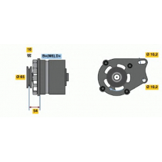 9 120 144 241 BOSCH Генератор