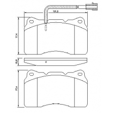 0 986 494 131 BOSCH Комплект тормозных колодок, дисковый тормоз