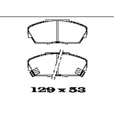 BL1016A2 FTE Комплект тормозных колодок, дисковый тормоз