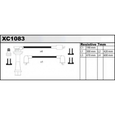 XC1083 QUINTON HAZELL Комплект проводов зажигания