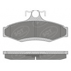 SP 653 PR SCT Комплект тормозных колодок, дисковый тормоз