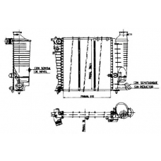 0100640 BEHR Radiator