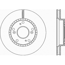 BDR2274.20 OPEN PARTS Тормозной диск