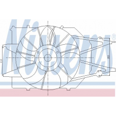 85216 NISSENS Вентилятор, охлаждение двигателя