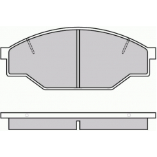 12-0322 E.T.F. Комплект тормозных колодок, дисковый тормоз