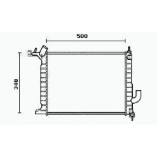 RM0703 EQUAL QUALITY Радиатор, охлаждение двигателя