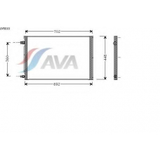 UV5010 AVA Конденсатор, кондиционер