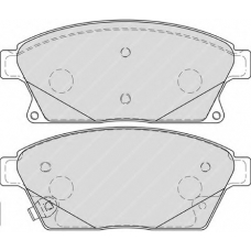 FSL4264 FERODO Комплект тормозных колодок, дисковый тормоз