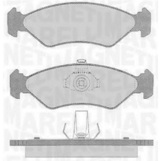 363916060250 MAGNETI MARELLI Комплект тормозных колодок, дисковый тормоз