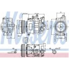 89415 NISSENS Компрессор, кондиционер