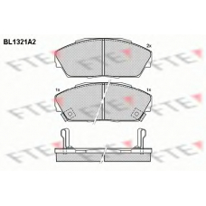 BL1321A2 FTE Комплект тормозных колодок, дисковый тормоз