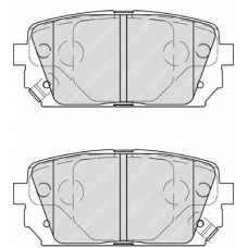 FDB4193 FERODO Комплект тормозных колодок, дисковый тормоз