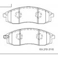 KD3768 ASIMCO Комплект тормозных колодок, дисковый тормоз