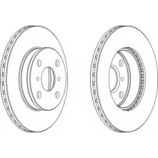 DDF413-1 FERODO Тормозной диск