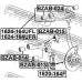 1620-164F FEBEST Несущий / направляющий шарнир