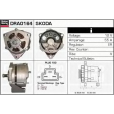 DRA0164 DELCO REMY Генератор