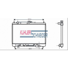 0206901 KUHLER SCHNEIDER Радиатор, охлаждение двигател