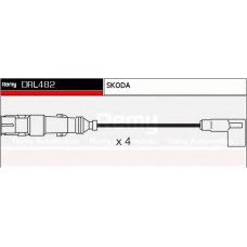 DRL482 DELCO REMY Комплект проводов зажигания