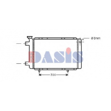 180038N AKS DASIS Радиатор, охлаждение двигателя