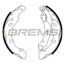 GF0409 BREMSI Комплект тормозных колодок