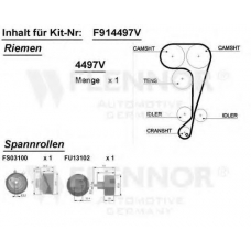 F904467V FLENNOR Комплект ремня грм