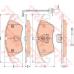 GDB1805 TRW Комплект тормозных колодок, дисковый тормоз