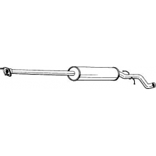 287-513 BOSAL Средний глушитель выхлопных газов