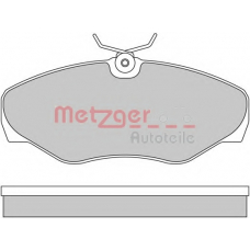 1170110 METZGER Комплект тормозных колодок, дисковый тормоз
