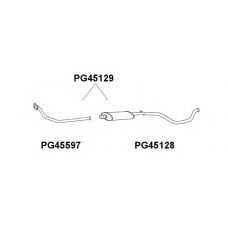 PG45129 VENEPORTE Предглушитель выхлопных газов