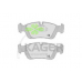 35-0208 KAGER Комплект тормозных колодок, дисковый тормоз