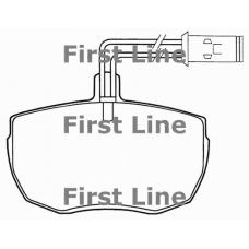 FBP3098 FIRST LINE Комплект тормозных колодок, дисковый тормоз