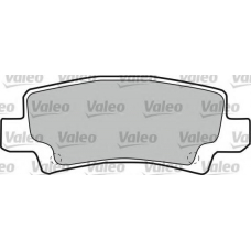 598680 VALEO Комплект тормозных колодок, дисковый тормоз