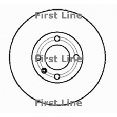 FBD1222 FIRST LINE Тормозной диск