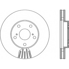 BDR1876.20 OPEN PARTS Тормозной диск