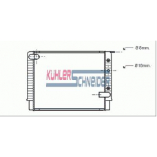 3304501 KUHLER SCHNEIDER Радиатор, охлаждение двигател