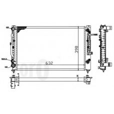 003-017-0020 LORO Радиатор, охлаждение двигателя