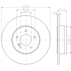 8DD 355 114-221 HELLA PAGID Тормозной диск