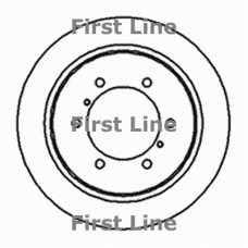 FBD1184 FIRST LINE Тормозной диск