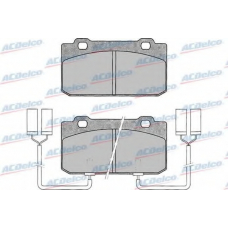 AC05D018D AC Delco Комплект тормозных колодок, дисковый тормоз