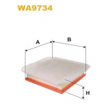 WA9734 WIX Воздушный фильтр