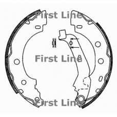 FBS613 FIRST LINE Комплект тормозных колодок