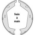 M782 MGA Комплект тормозных колодок, стояночная тормозная с