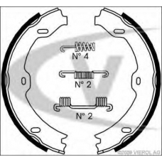 V30-0544 VEMO/VAICO Комплект тормозных колодок, стояночная тормозная с