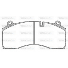 JSA 12063.10 WOKING Комплект тормозных колодок, дисковый тормоз