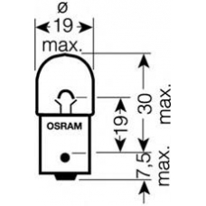 5007ULT OSRAM Лампа накаливания, фонарь указателя поворота; ламп