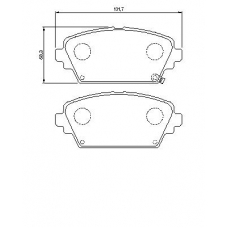 0 986 424 663 BOSCH Комплект тормозных колодок, дисковый тормоз