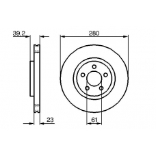 0 986 479 029 BOSCH Тормозной диск