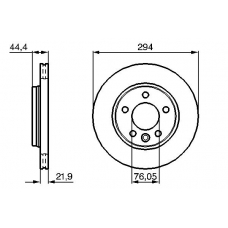 0 986 479 097 BOSCH Тормозной диск